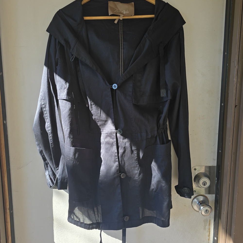 BCBGMaxAzria Black and Tan Jacket